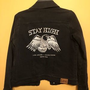 Authentic Lee “Stay High” Black Denim Jacket